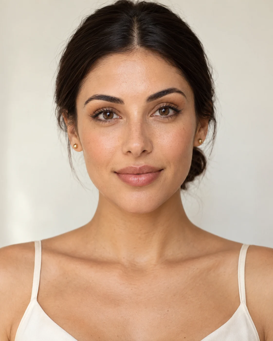 AI-generated oval face shape example