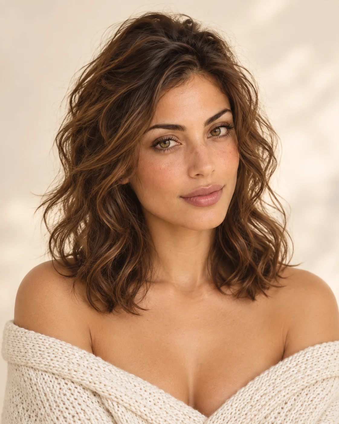 AI-generated hairstyle styling example